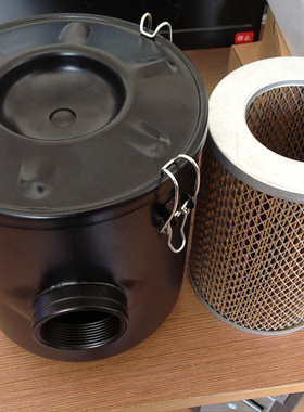 真空泵过滤器（F006接口尺寸为内螺纹2寸 外径222mm 高258mm)