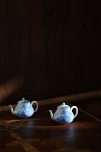 见欢集 真如堂青花重工宋画山水秋山晚翠君德壶 高端礼品茶器