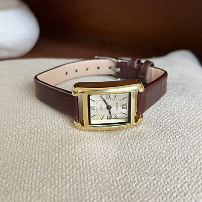 barsh中古风方形手表女