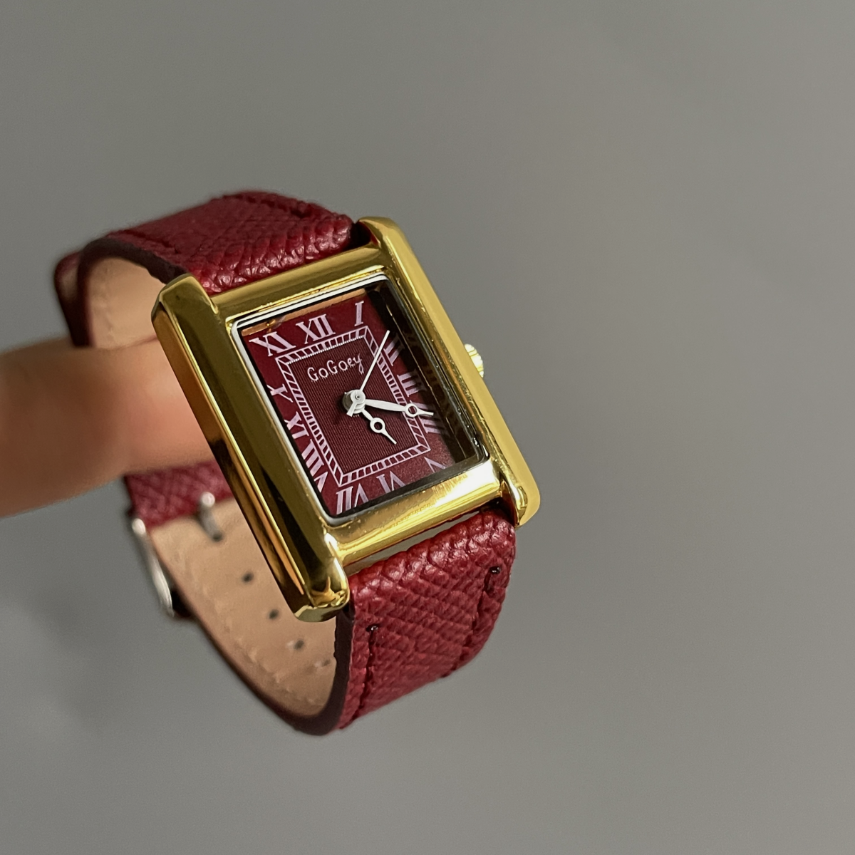 gogo高级奢华方形手表女