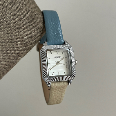 IEKE韩系拼色方形手表女