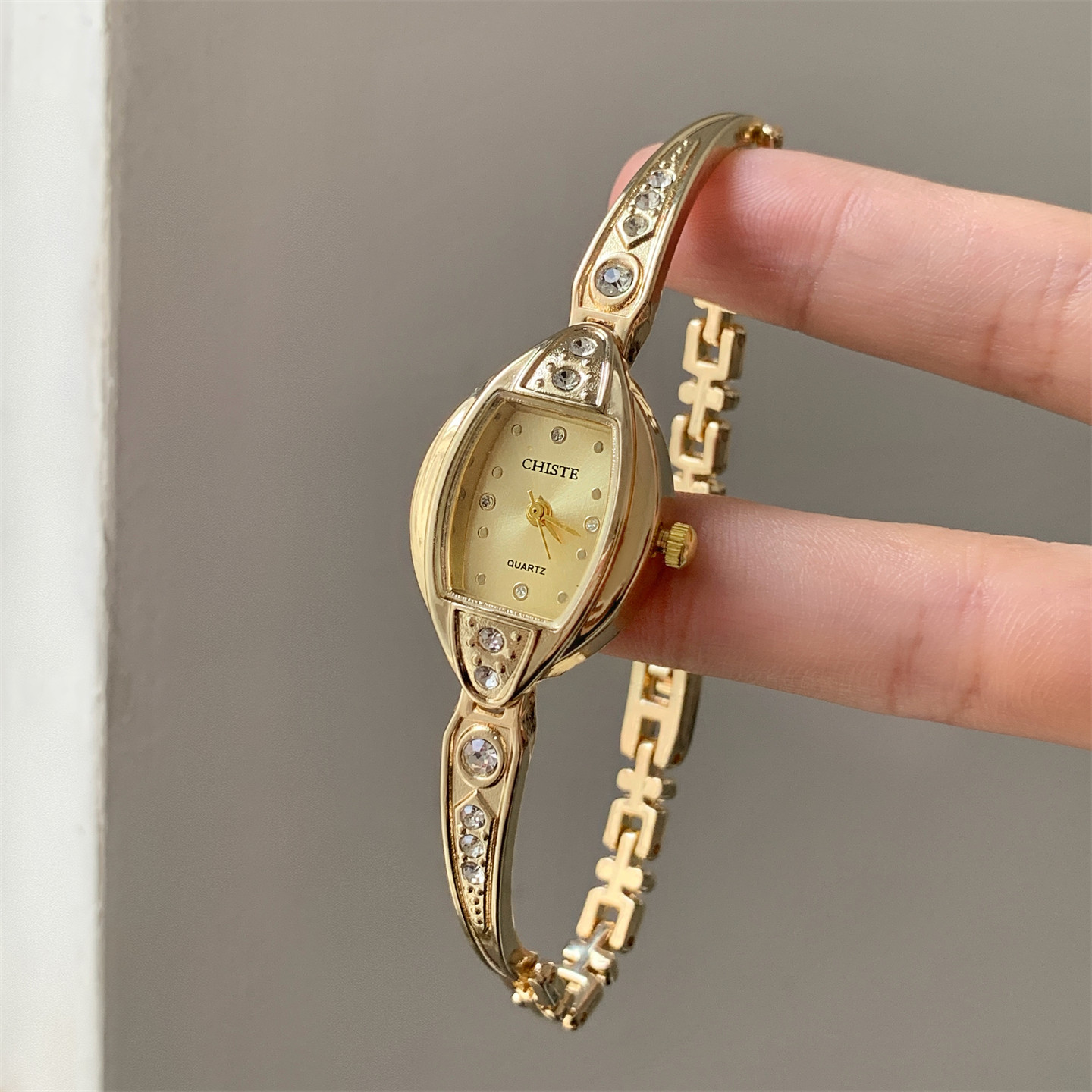 IEKE中古风柳叶手链表女