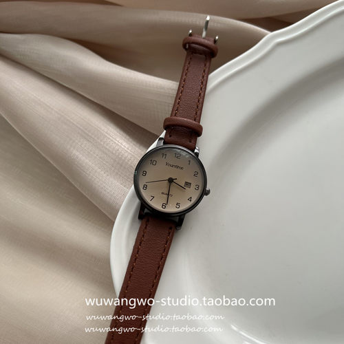 复古数字考试专用手表女初高中