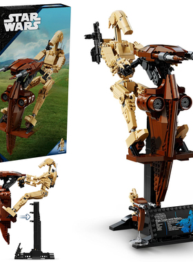Star Wars 75428星球大战积木战斗机器人配STAP飞行摩托拼装玩具