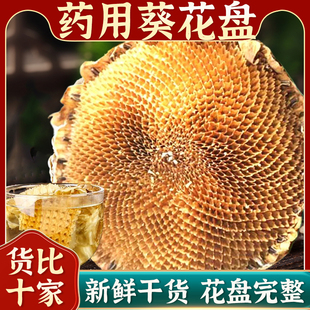 向日葵花盘中药材盐碱地向日葵干盘花托葵房新鲜葵花籽盘粉葵花饼