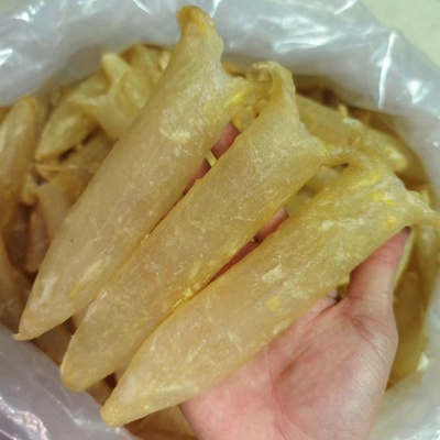 20头巴沙胶深海花胶1斤半斤鱼鳔非即食黄干货正品鱼肚鱼鳔