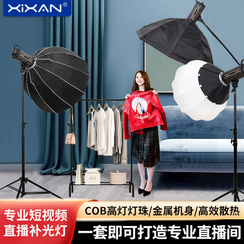 大功率单双色温LED摄影像补光灯