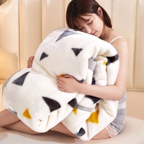 2025新款拉舍尔毛毯被子加厚盖毯