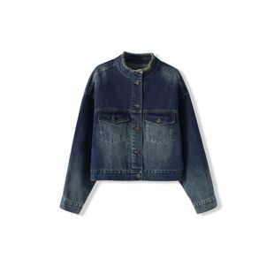 【天天yoko&莉依墨】】水洗做旧牛仔夹克休闲短外套LYMYS-1133