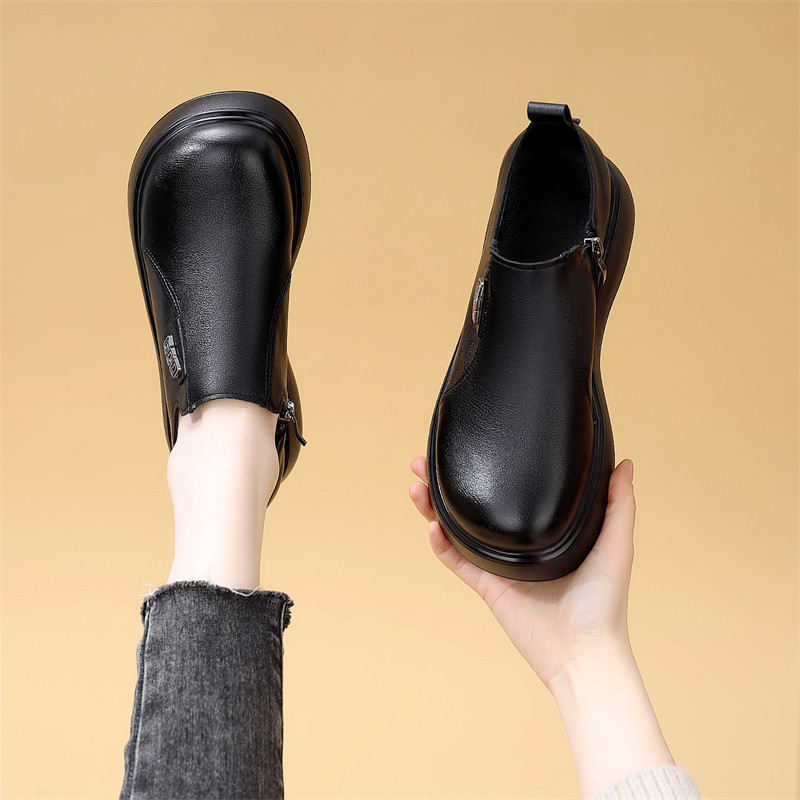 厚底乐福鞋女2026春秋新款时尚百搭复古单鞋轻便舒适不累脚小皮鞋,女鞋,乐福鞋（豆豆鞋）,淘宝优惠券,粉丝福利购,淘宝优惠卷