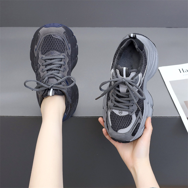 厚底老爹鞋女2025年秋冬季新款轻便加绒运动鞋增高百搭透气休闲鞋,女鞋,老爹鞋,淘宝优惠券,粉丝福利购,淘宝优惠卷