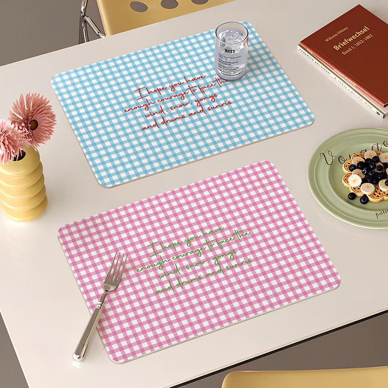 多巴胺卡通艺术餐垫厨房餐桌防水防脏免洗餐桌垫咖啡机茶杯防水垫,居家布艺,餐垫,淘宝优惠券,粉丝福利购,淘宝优惠卷