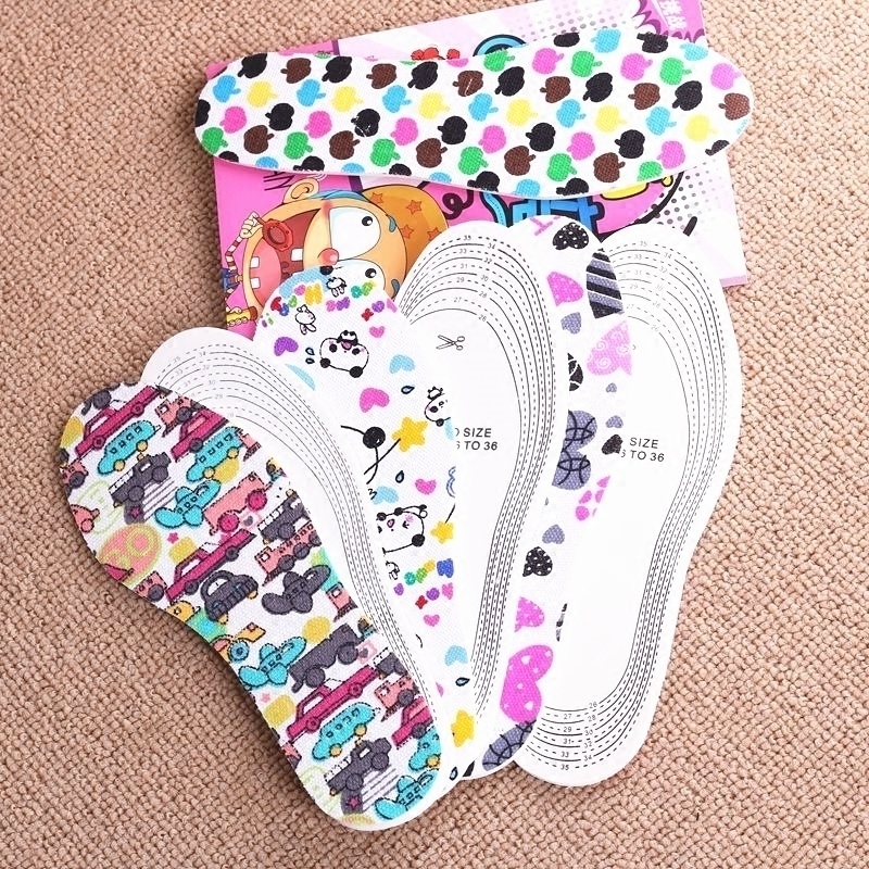 乳胶防臭运动鞋垫可裁剪卡通透气
