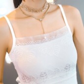 2025新款 上衣弹力打底衫 莫代尔吊带背心蕾丝花边百搭修身 内搭无袖