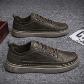 透气防水工作劳保厨房上班厨师防滑皮鞋 男鞋 板鞋 韩版 秋季 百搭潮鞋