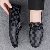 豆豆鞋 一脚蹬软底驾车鞋 真皮男士 牛皮男鞋 春秋季 2025新款 休闲皮鞋