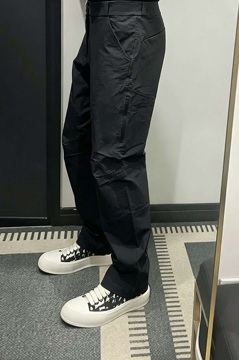 户外软壳冲锋裤男防风防水透气弹力修身小直筒休闲长裤春秋登山裤