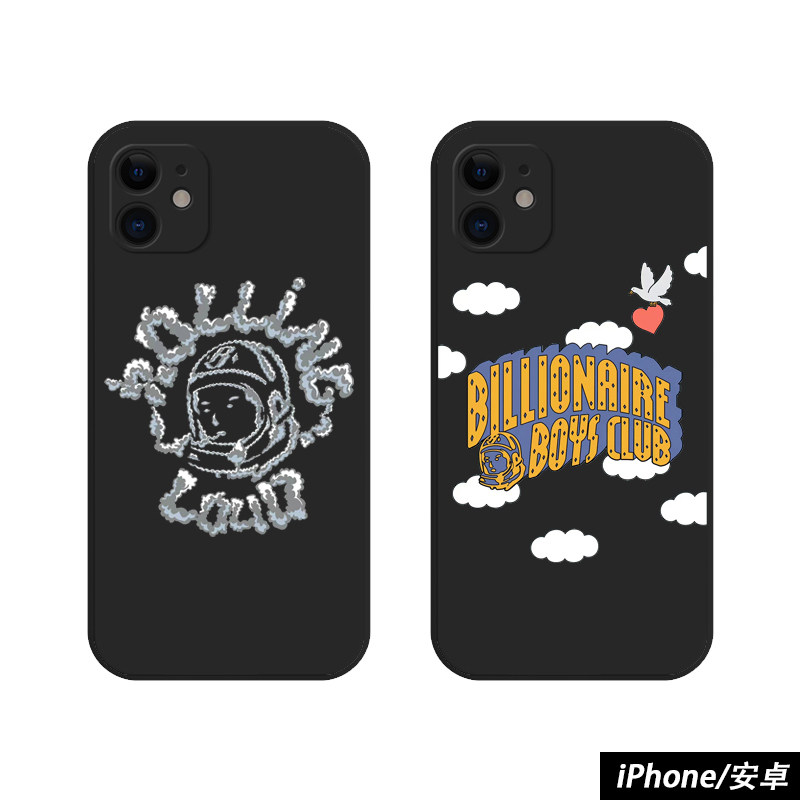 潮牌bbc亿万少年俱乐部适用苹果14promax手机壳iphone13全包12软78