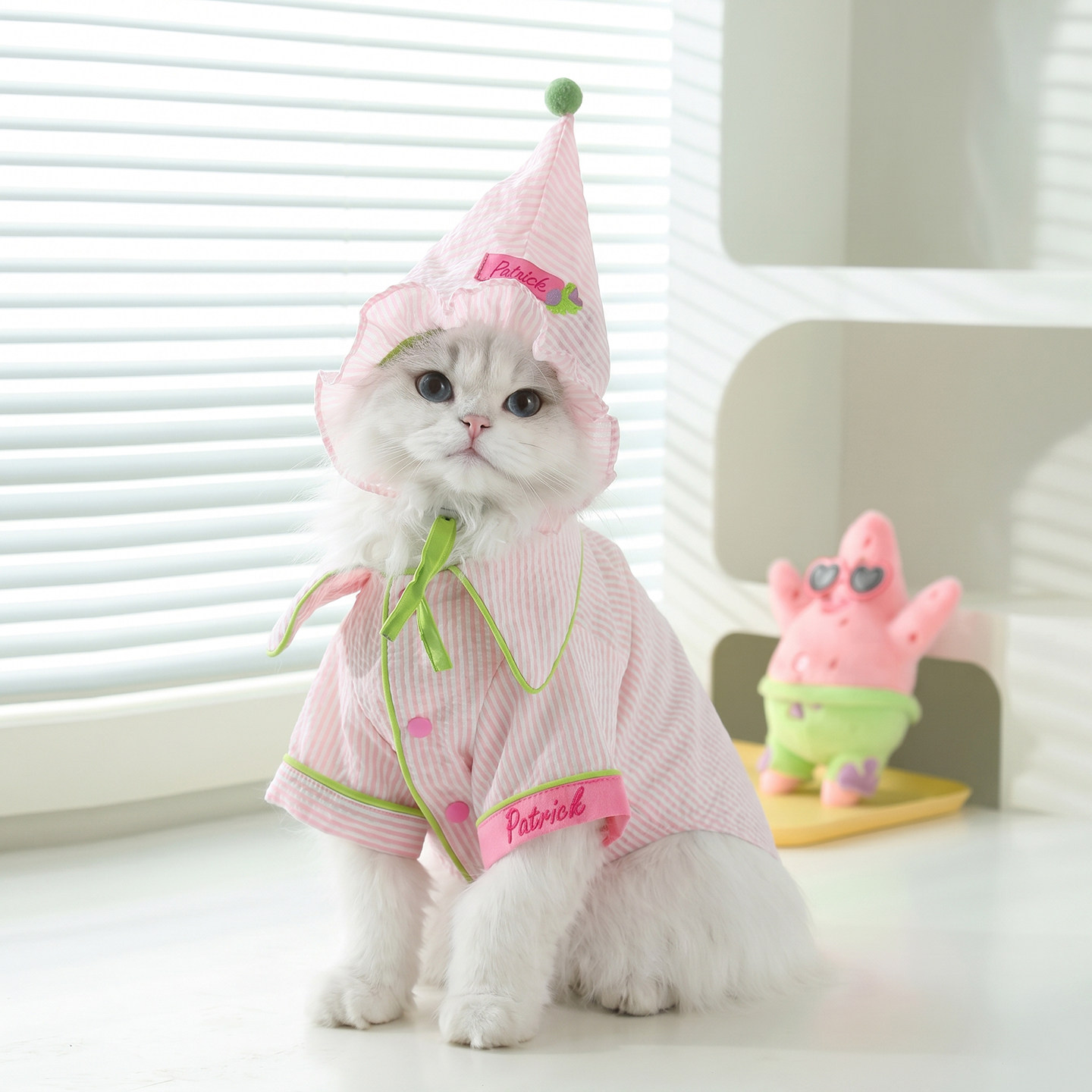 喵小元|猫咪衣服包肚衣舒适防掉毛护肚衣小猫幼猫薄款夏季居家服