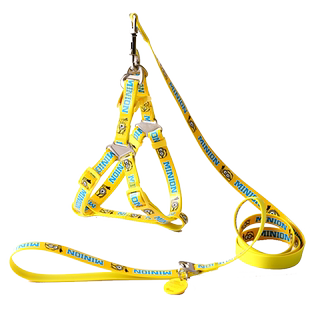 Hoopet x 小黄人联名 狗狗牵引绳胸背带中小型犬狗项圈遛狗绳子