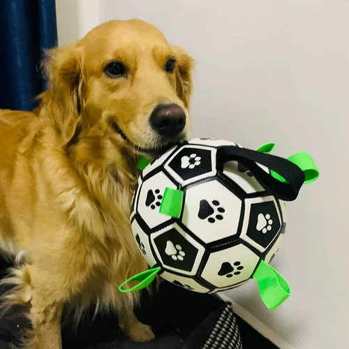 Собачьи игрушечные шарики, чтобы укусить артефакт, большие собаки, нечистый собачий мяч, футбол, домашние животные золотистого ретривера потребляют физическую силу лабрадо