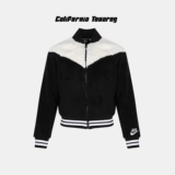 Nike, зимняя спортивная бархатная куртка для отдыха