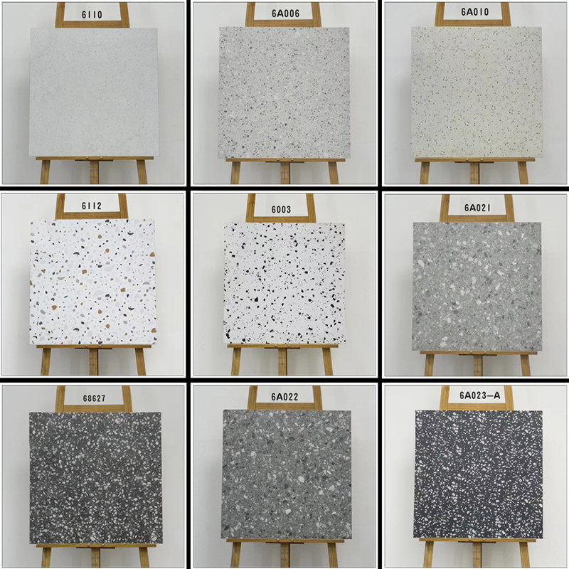 北欧水泥灰古砖600x600客水磨石砖