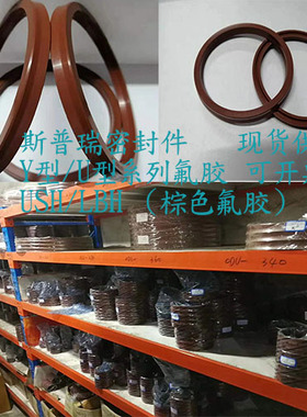 轴孔Y型 U型液压油封氟胶USH/LBH135/136/140*148/149/15