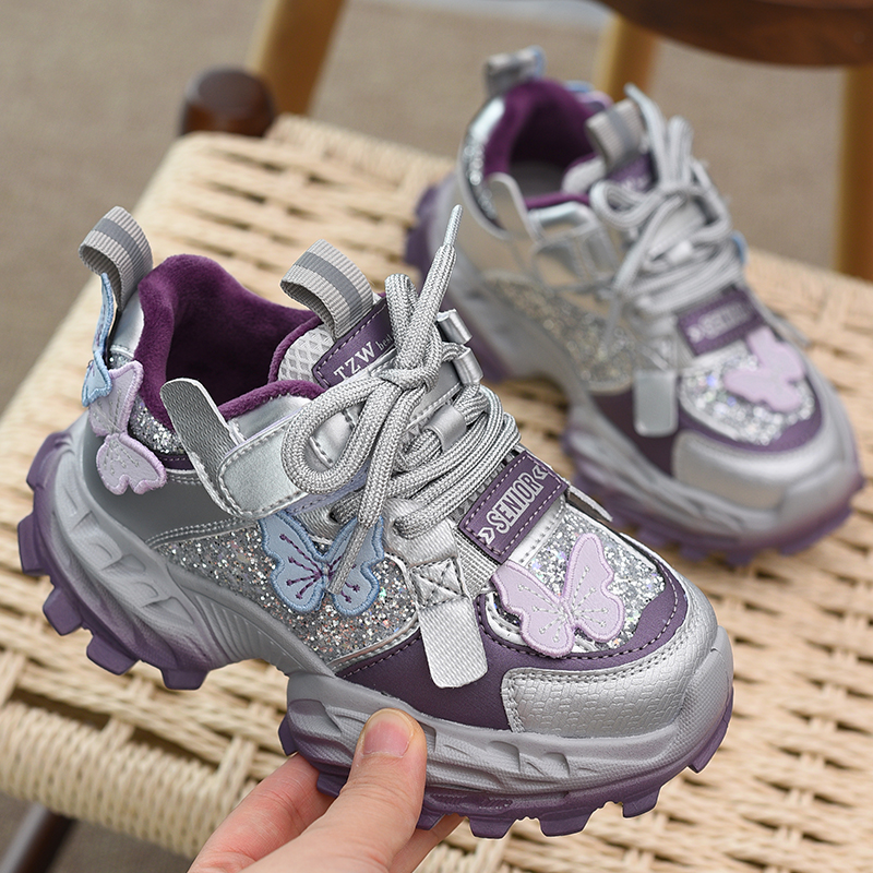 儿童运动鞋女童潮流老爹鞋