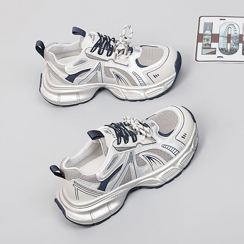 大码女鞋41一43春新款时尚单鞋2026舒适松糕底休闲脚宽胖肥老爹鞋,女鞋,老爹鞋,淘宝优惠券,粉丝福利购,淘宝优惠卷