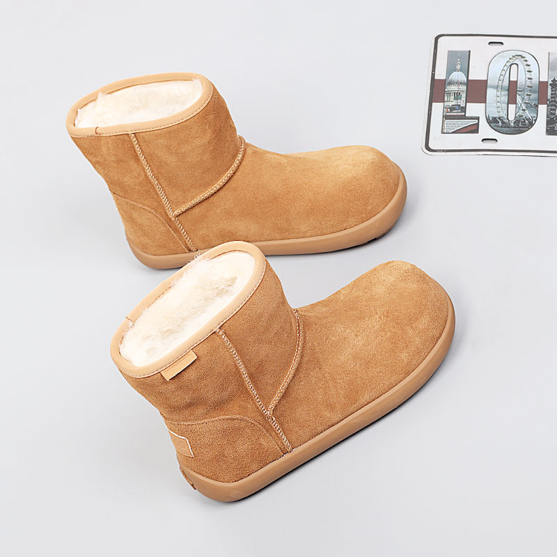 时尚大码女鞋41-43休闲棉靴冬季时尚新款加宽加肥舒适保暖雪地靴