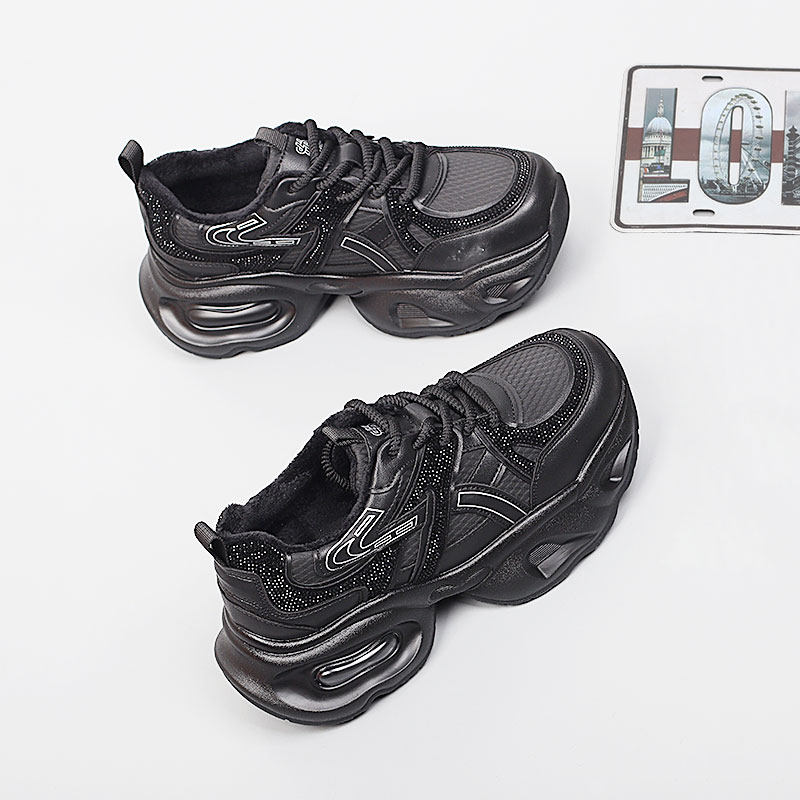 胖mm鞋宽胖脚棉鞋41-43大码女鞋2025冬季新款时尚百搭加绒老爹鞋,女鞋,老爹鞋,淘宝优惠券,粉丝福利购,淘宝优惠卷