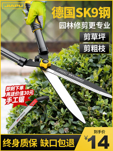 直供园艺剪刀剪树枝专用修剪树枝粗修花绿化绿篱园艺剪园林大修枝