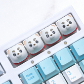 银魂定春个性 树脂键帽机械键盘键帽礼物手工创意坂田银时键帽单个