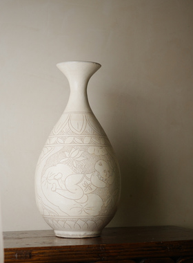 陶瓷花器客厅软装饰品十境新中式