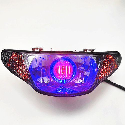 摩托车国二福喜大灯天使眼总成