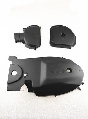 鬼火100踏板摩托车传动配件巧格福喜空滤JOG100发动机边罩RSZ边盖