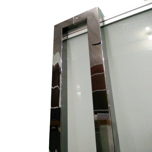 800mm 方管黑钛金玻璃门把手 木门铝合金框门大门拉手 孔距76.2cm