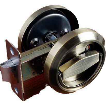 304不锈钢隐形门锁 单面锁双面隐形门锁拉环背景墙暗门锁室内包邮