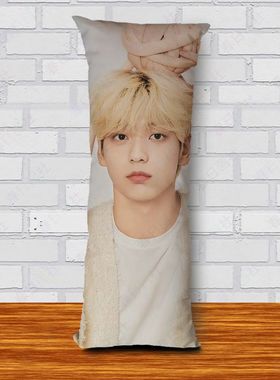 Soobin崔秀彬等身抱枕txt周边kpop同款靠枕头diy双面真人形靠垫套