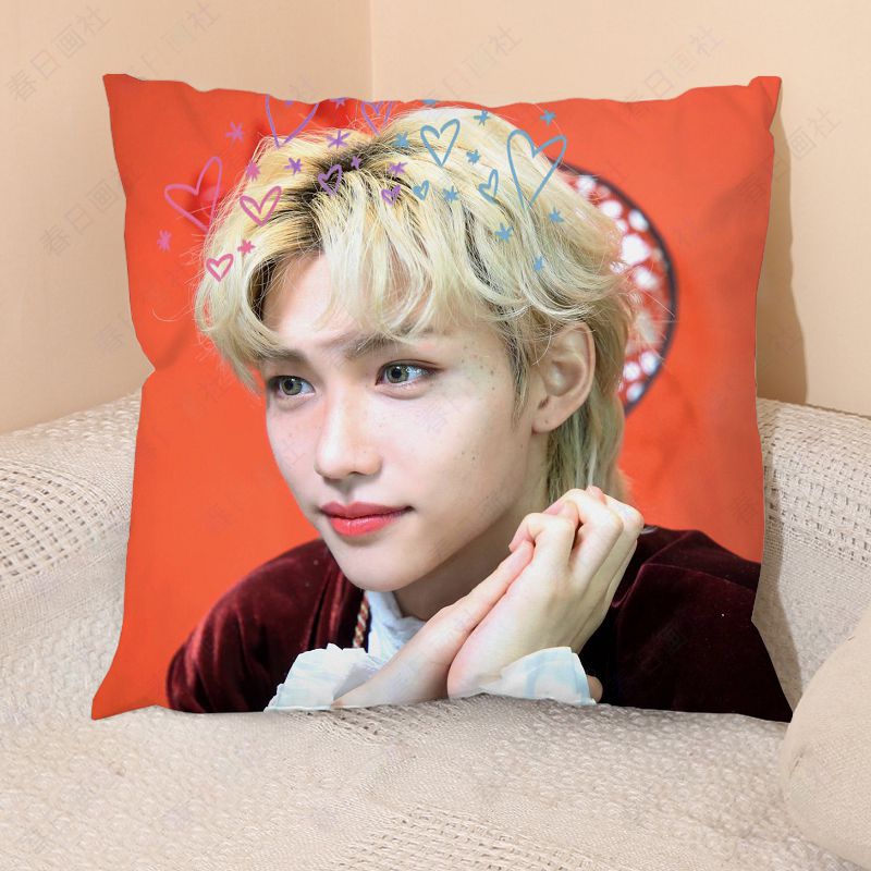 迷团李龙馥方形抱枕skz周边Felix