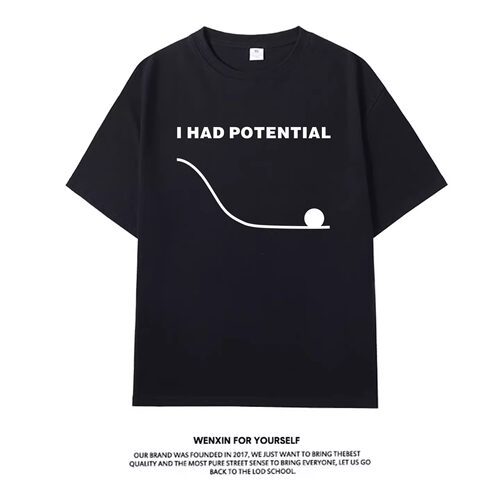 Muse Vibe*26SS挽救计划瑞恩高斯林同款I Had Potential短袖t恤