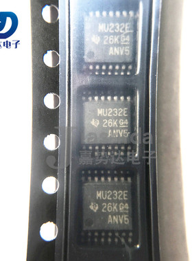 SN65C3232EPWR 丝印：MU232E RS-232接口集成电路 TSSOP-16 全新
