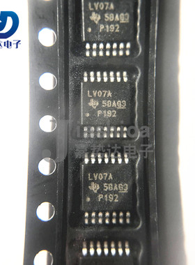 SN74LV07APWR LV07A 缓冲器/驱动器/收发器 TSSOP-14 全新