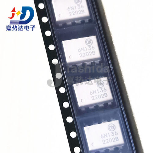 6N136SDM 丝印：6N136 高速光耦合器 SMD-8 全新
