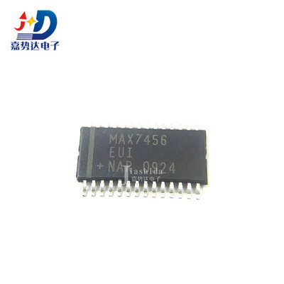 MAX7456EUI+T MAX7456 显示驱动器 视频IC芯片 TSSOP28 全新