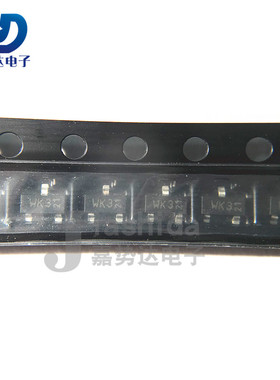 BSH111 丝印：WK3 场效应管(MOSFET) N沟道55V SOT-23 全新