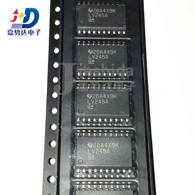 SN74LV245ADWR 丝印：LV245A 八通道总线收发器 SOP-20 全新