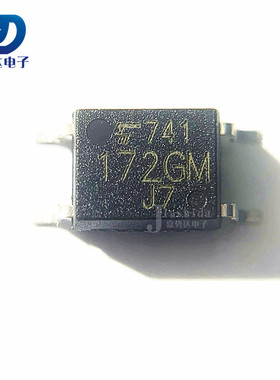 TLP172GM 丝印：172GM SOP-4 固态继电器-PCB安装 350V .11A 全新