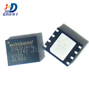 W25Q32JVZPIQ 25Q32JVIG 存储器 NOR闪存芯片 WSON-8 全新